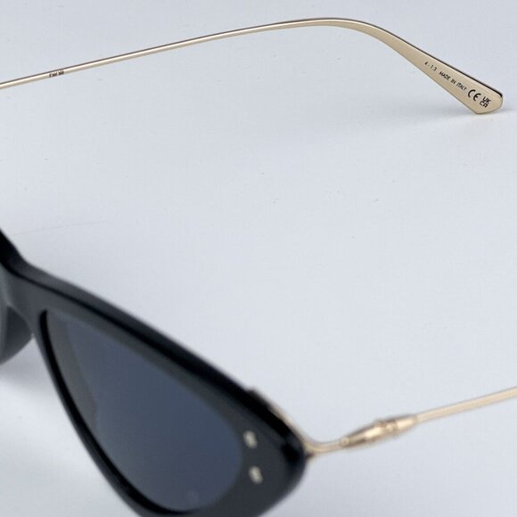 Dior MISSDIOR B4U CD40105U 01V 12B0 BRAND NEW Sunglasses Shiny Black Blue Unisex main image 4